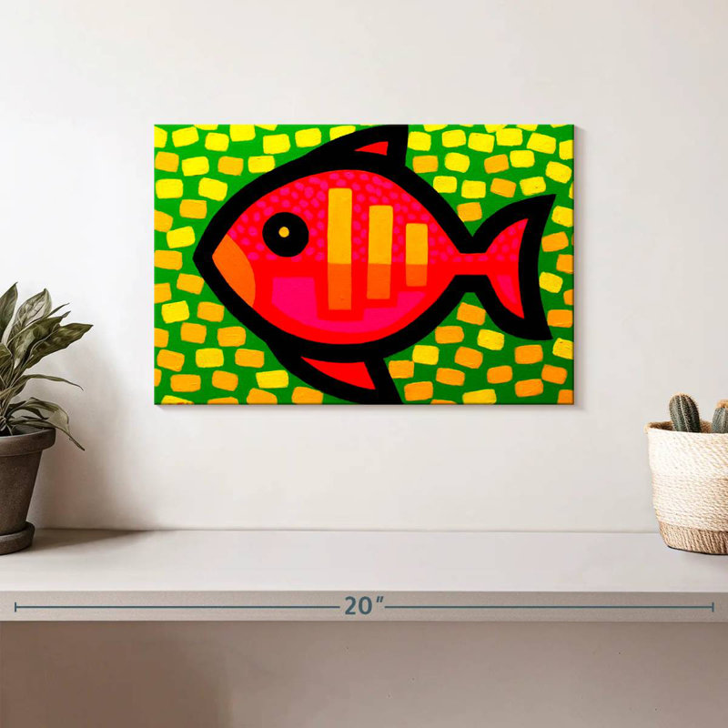 Big Fish, 8" H x 12" W