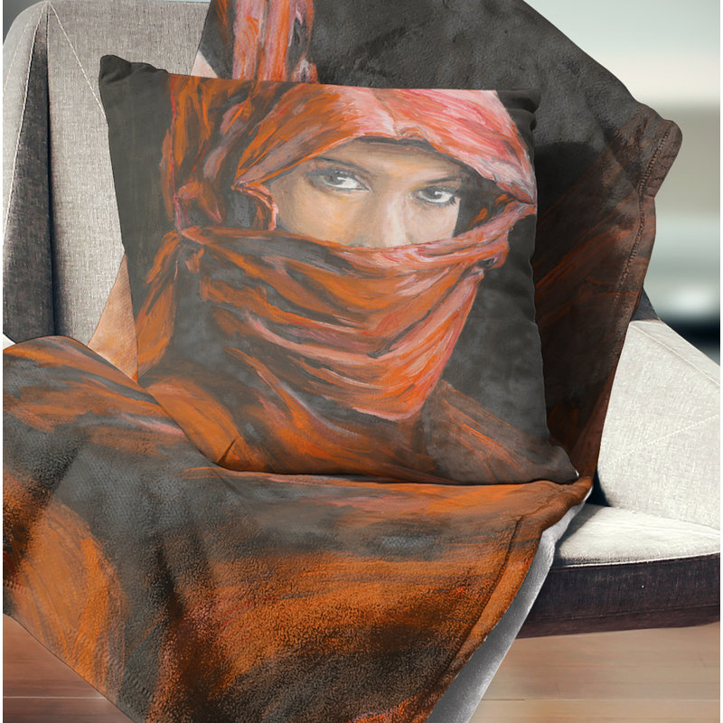 Coussin Arabian, 18 po x 18 po, Carré