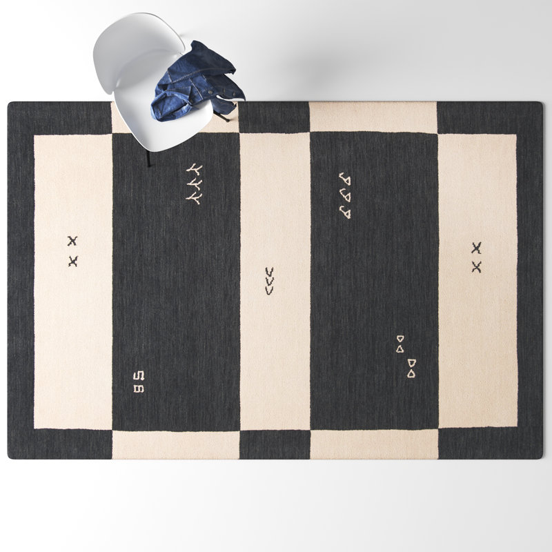 Santiago Wool Indoor Rug, Rectangle 6' x 9'