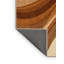 Tapis brun moelleux en bois rustique et moelleux Soft-1695737179