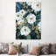 «Moonlit Garden II» par Carol Robinson - impression sur toile tendue-55903064