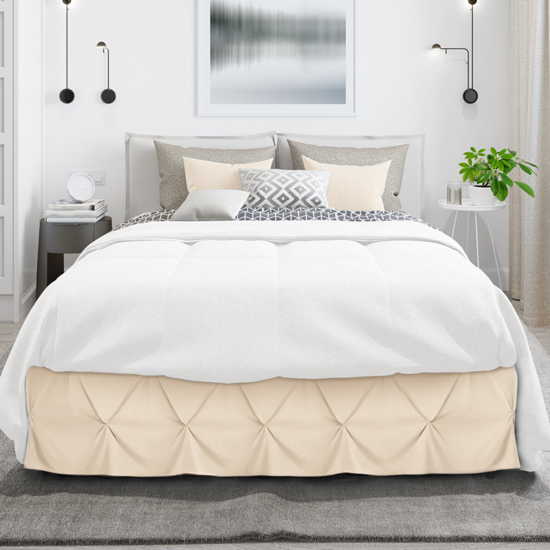 Tailored Bed Skirt, California King, Beige/Cream
