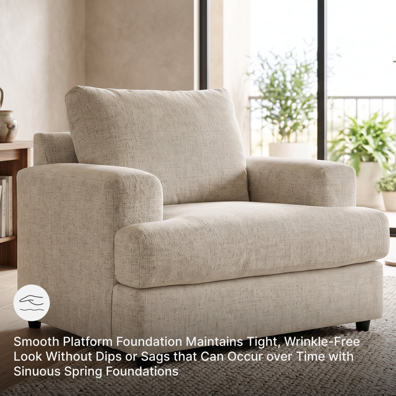 Aneysa Upholstered Accent Chair, Stone, Brown