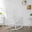 Chaise berçante d'extérieur en bois massif-94338805