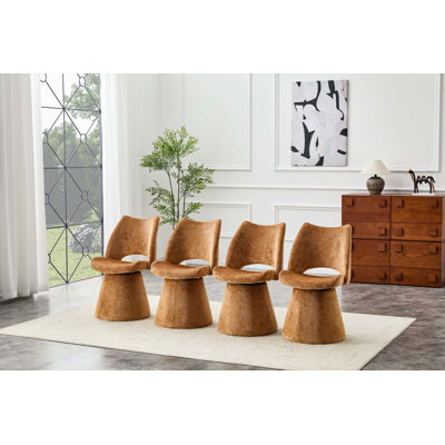 Chaise d'appoint moderne en chenille avec dossier creux, chaise rembourrée pour salle à manger et coiffeuse, base en métal stable, sièges élégants pour la salle à manger ou la chambre à coucher (ensemble de 1)