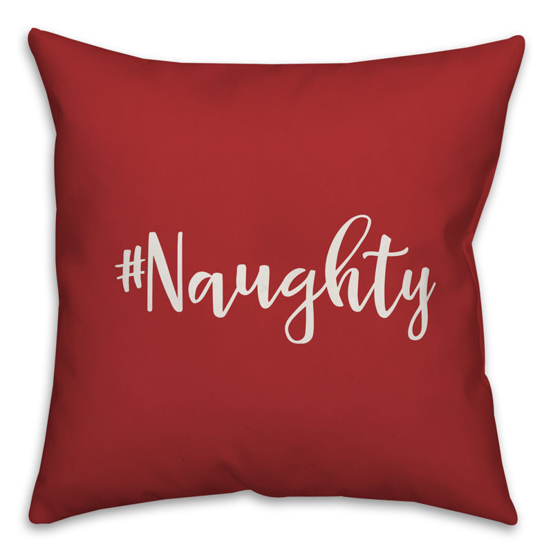  Coussin Naughty, Rouge, Coussin décoratif