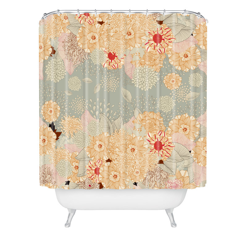 Kerby Floral Shower Curtain