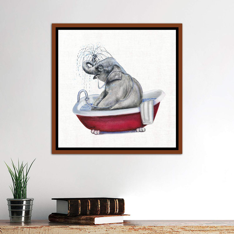 «Bathing Beauty II» - reproduction, H 37 po x l 37 po x P 1,5 po, Cadre bois classique