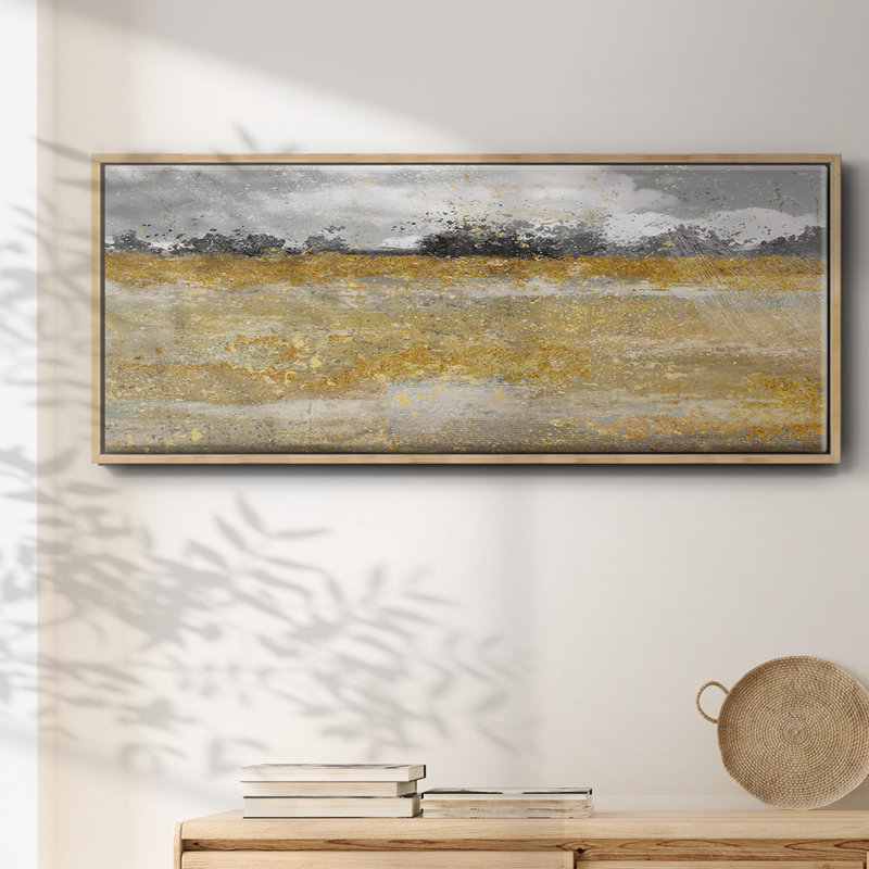 Meadow Shimmer II- Framed Canvas