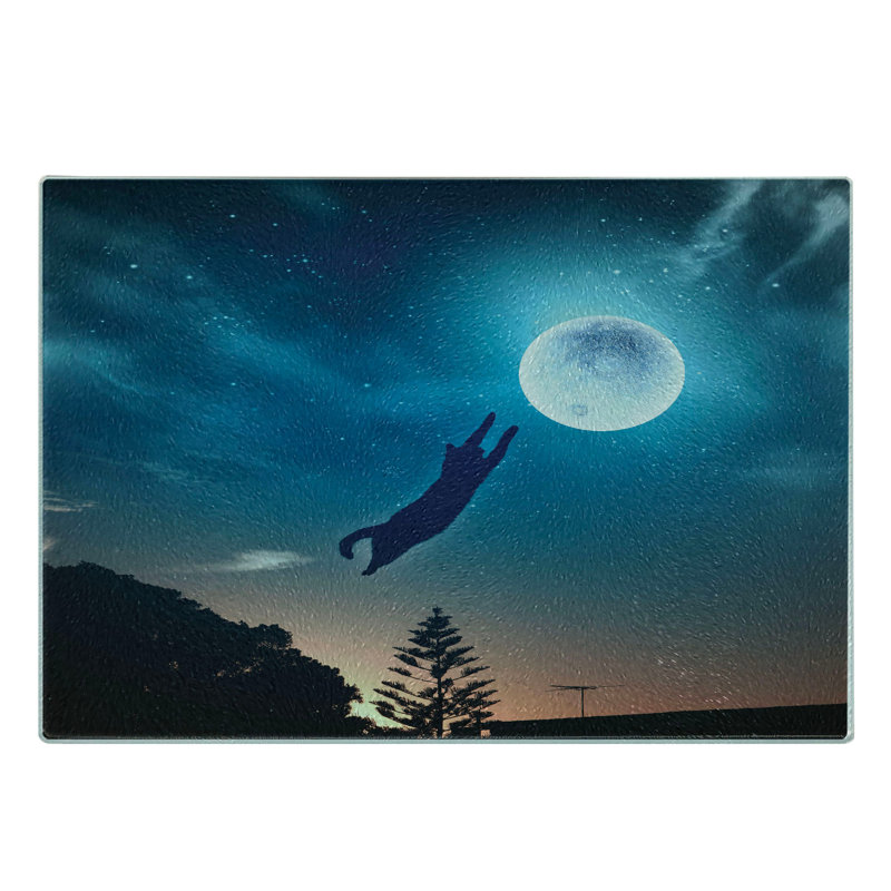 Planche à découper en verre trempé Ambesonne