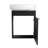 Yeleni 16.82'' Single Bathroom Vanity with Ceramic Top