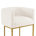 Beige Linen/ Gold Frame