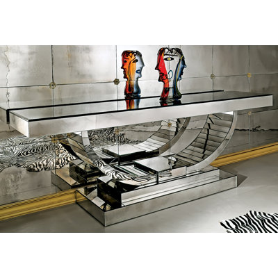 Reflections Mirrored Console Table