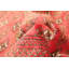 Tapis rouge Teimani 3 pi 4 po x 4 pi 7 po