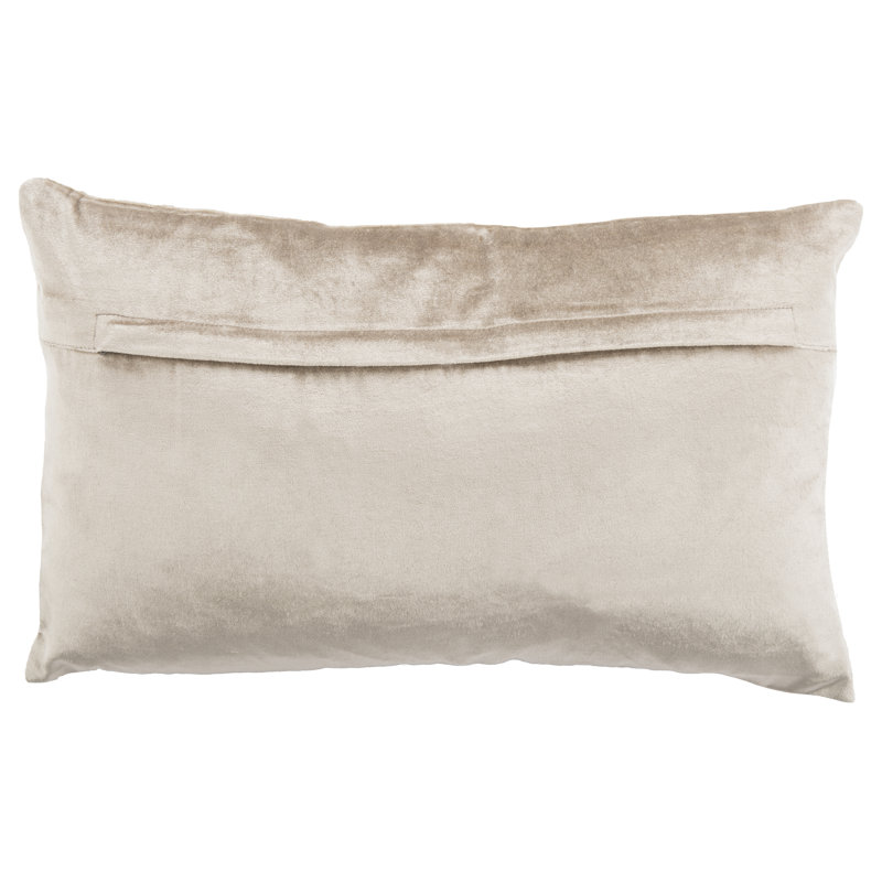  Enchanted Evergreen Lumbar Pillow, Beige/Gold