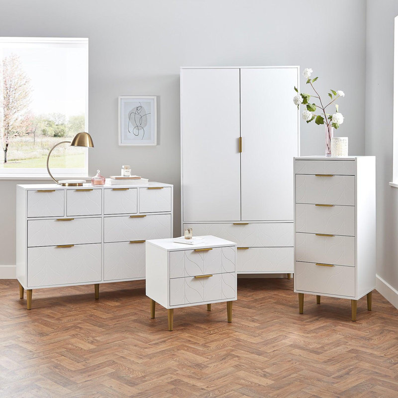 Adams Piece Bedroom Set, White