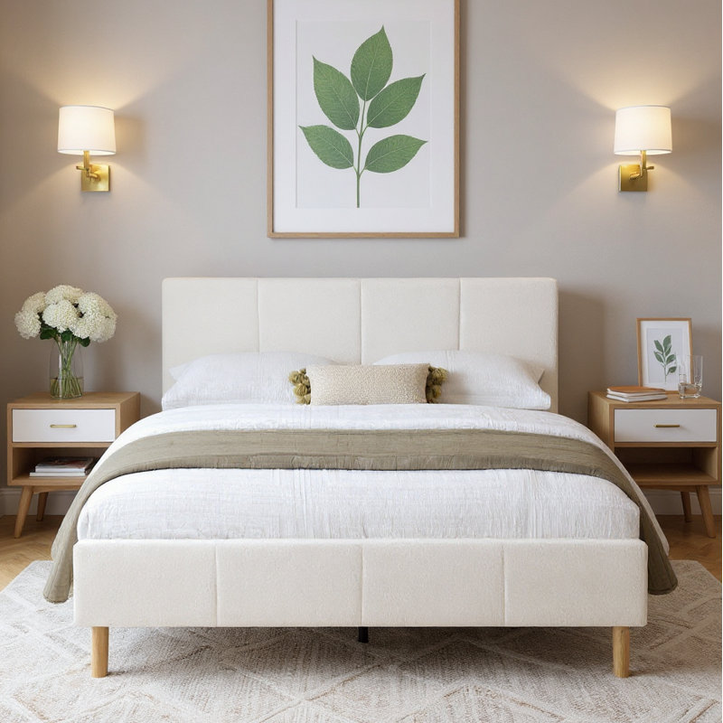 Upholstered Platform Bed