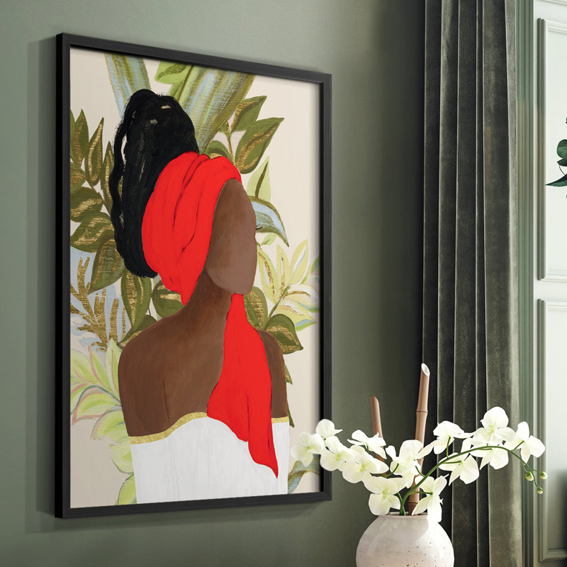 «All That Beauty I», reproduction encadrée - bois massif, Noir, H 14 po x l 11 po