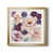 Toile avec cadre or