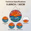 Panneau de vitrail 12 "H Sunset Waves-752325410