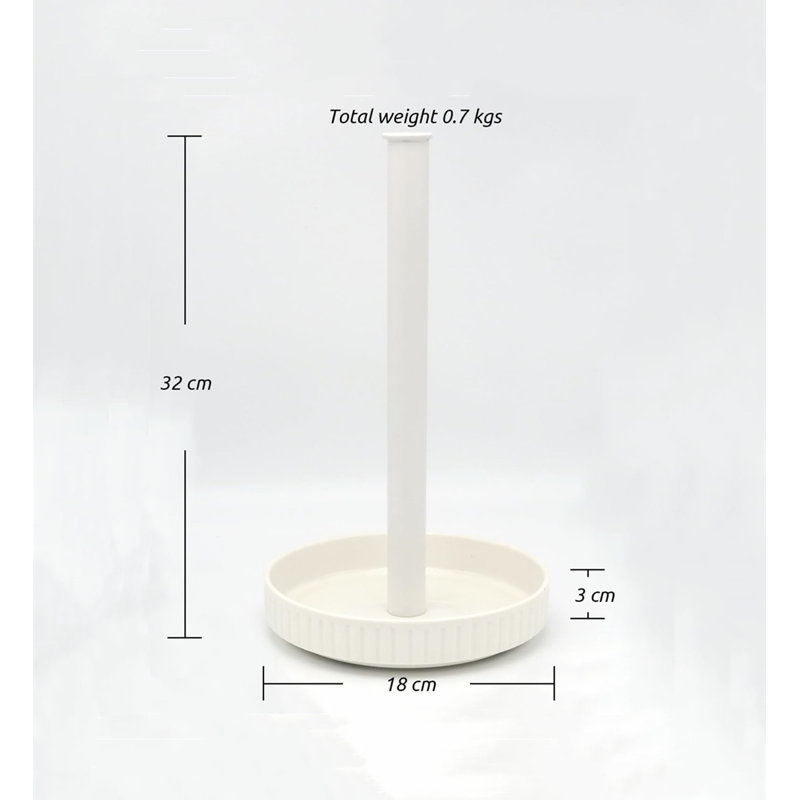 Ceramic / Porcelain Paper Towel Holder