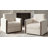 Nicha 31.25W" Modern Down-filled Solid Wood Swivel Barrel Chair Set of 2-769217037