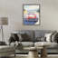 Voiture de sport rouge sur cadre flottant Journey, design par The Prints Vibe-147889265-147889267