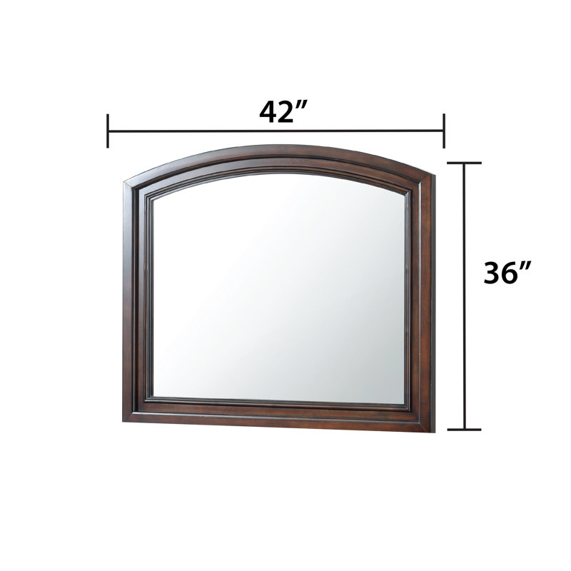 Rosch miroir noyer foncé