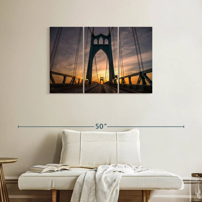 Lilie St. Johns Bridge Portland, 24" H x 38" W