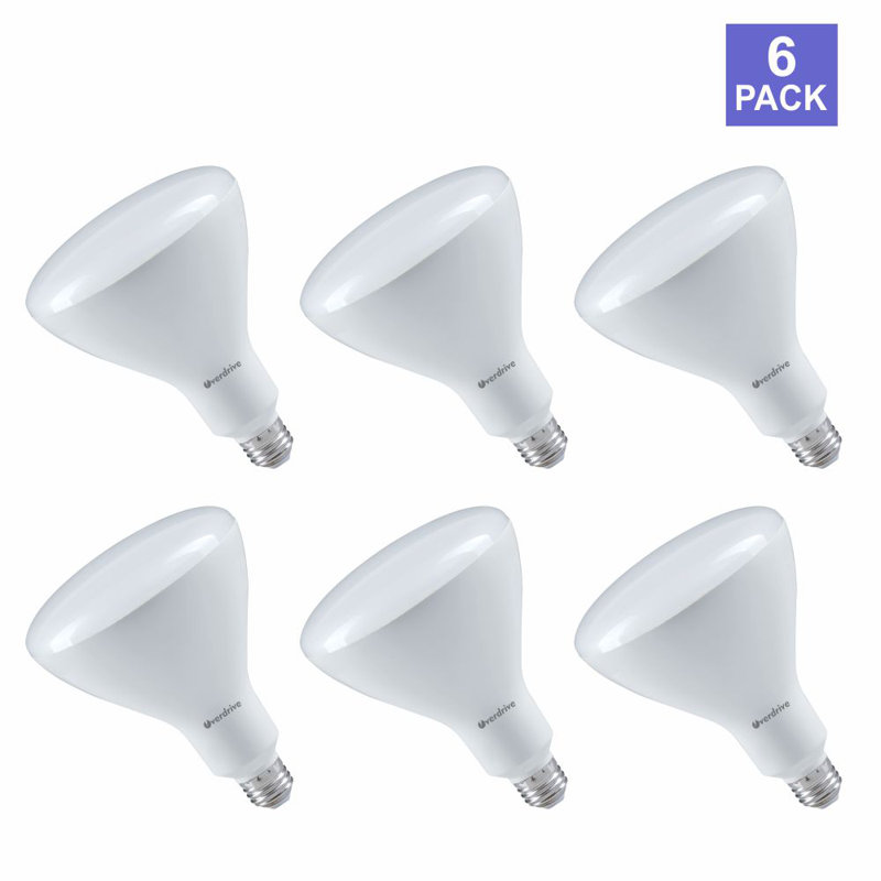 85 watts équivalent, br40 à del, ampoule à del, e26 blanc doux/base moyenne (standard), 5000 K
