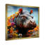 Art floral hippopotame mystique 1 - Hippopotame-370624852-370624843