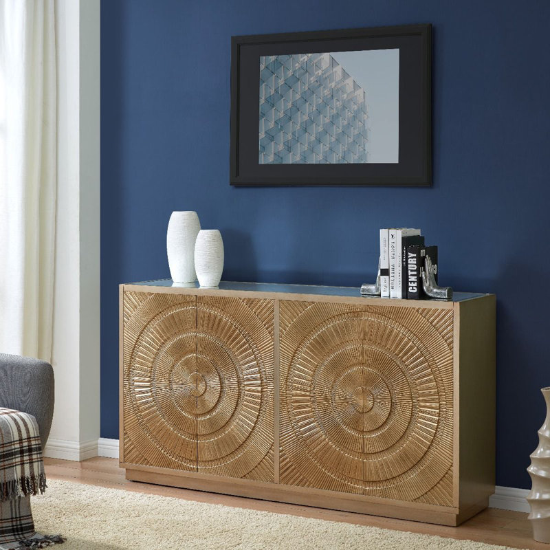 Tolbert 160cm Sideboard, Gold