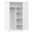 36 Inch Wide Metal Nordman Storage Cabinets with Lock and Adjustable Shelves(72'' H X 36'' W X 18'' D), White-813876208-813876210