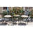 Outdoor Leisure Set, 2 Rattan Single Chairs With A Glass Round Table, Suited For Patios, Balconies, And Courtyards-448283476-448283479