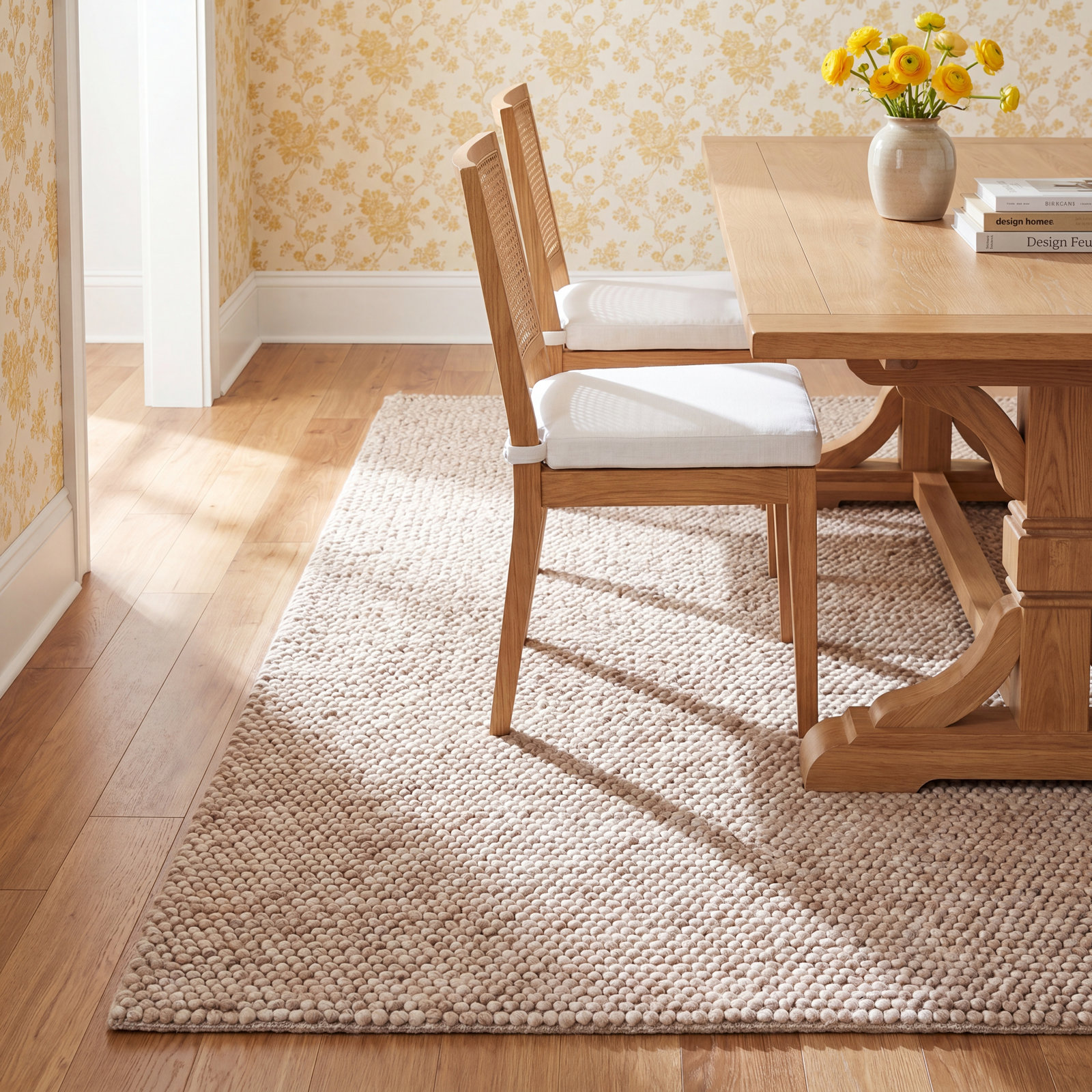 Elle Brown Hand-Woven Rug, Rectangle 10' x 14'