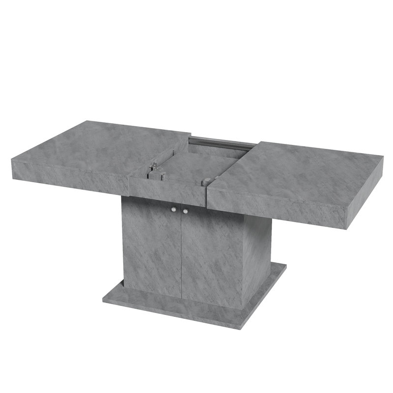 Balyeet Extendable Dining Table, Grey