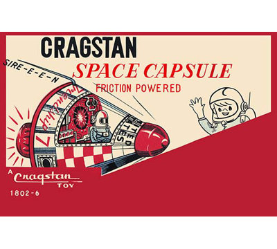 Cragstan space capsule-impression de publicité