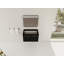 Meuble-lavabo de salle de bain, 30 po, contreplaqué, 1 pièce, fixation murale, châtaignier noir