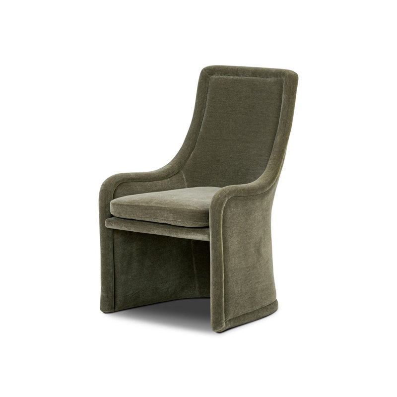 Blaire Dining Chair-Crypton Nomad Snow, Monte Olive