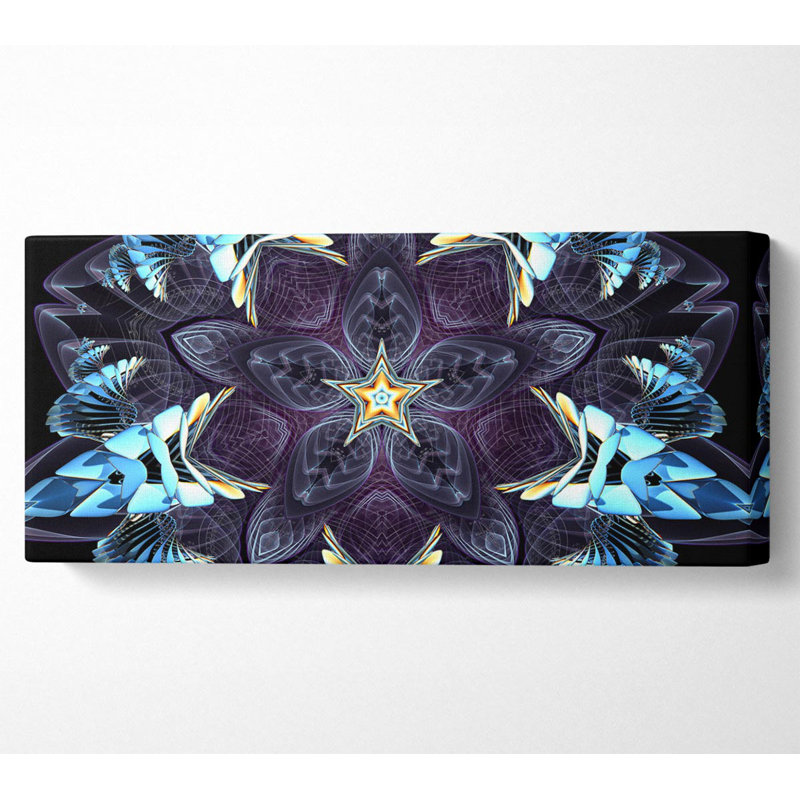 Sacred Geometry Panoramic Canvas, 50.8cm H x 121.9cm W x 10cm D