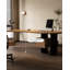 Bureau de luxe pour bureau à domicile avec armoire latérale suspendue-1439095262