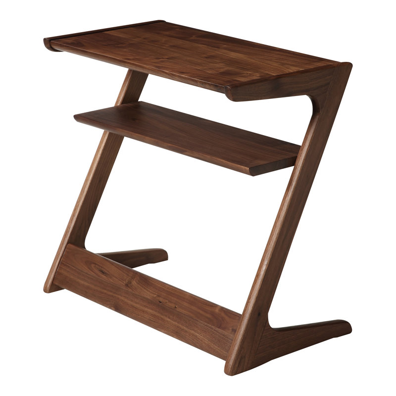 Table de bout Silhouette, Noyer naturel