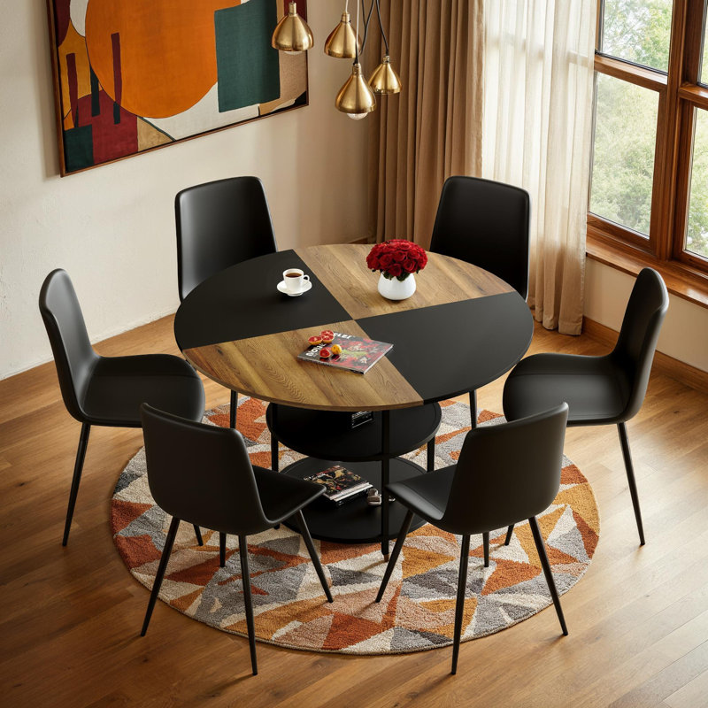 Ensemble de table de salle à manger 47,3 po et 6 chaises