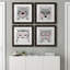 Ours - ensemble de 4 impressions sur toile tendue-406646942-406646943