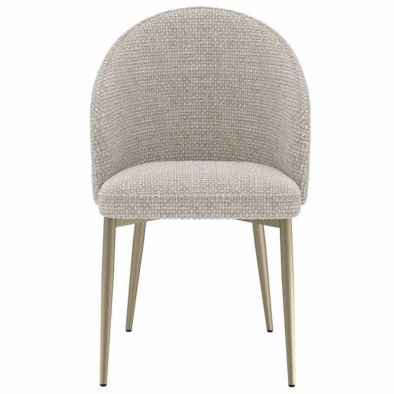Chaise d'appoint Cora (ensemble de 2), Blanc