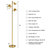 Sowder 64'' Golden Tree Floor Lamp