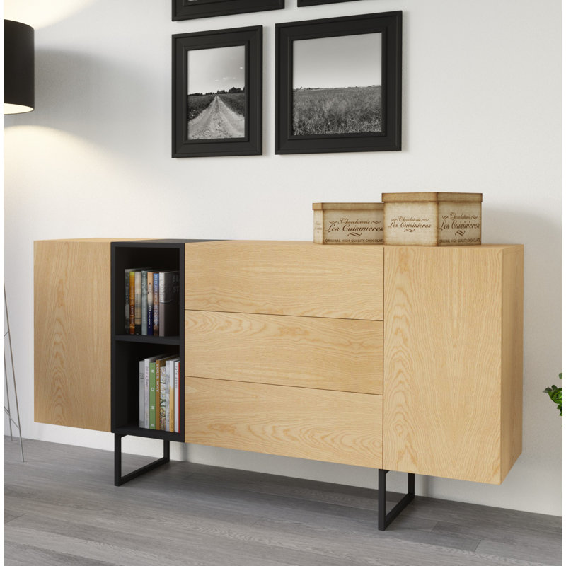 Largo 170 cm W Sideboard, Oak