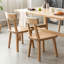 Chaise en bois massif Minimalist