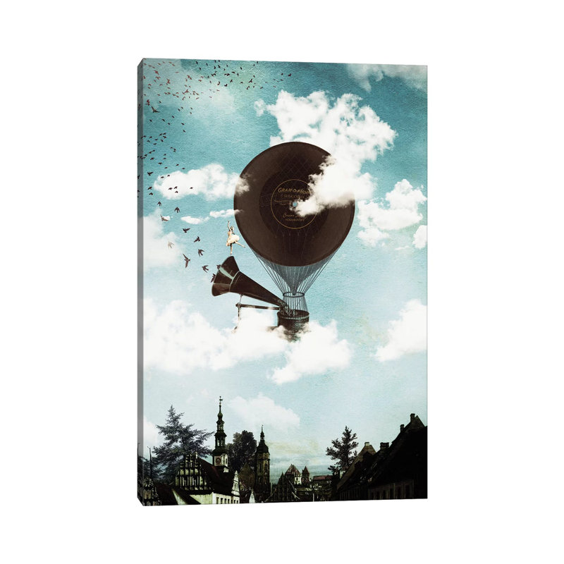 Music Flight by Paula Belle Flores - Wrapped Canvas Print, 66.04 cm H x 45.72 cm W x 3.175 cm D
