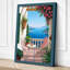 Mediterranean Terrace Coastal - Wrapped Canvas-118770566-118770623